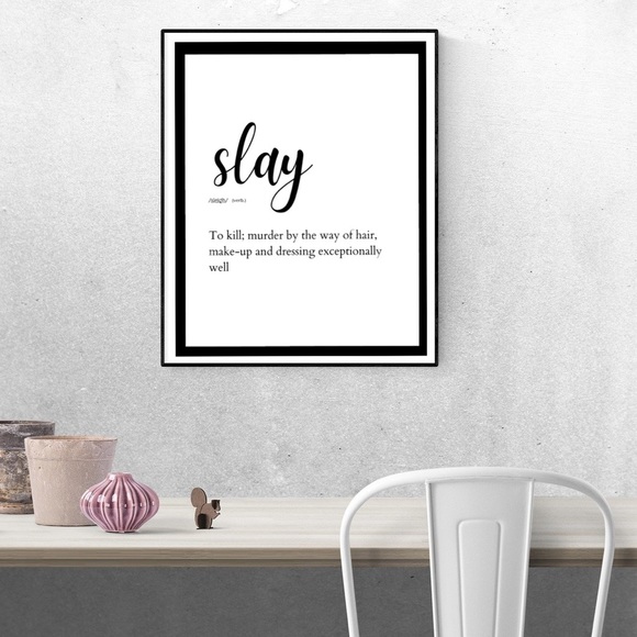 Slay, Definition 8”x11” Wall Art Print - Picture 3 of 4